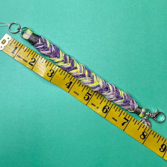 NWT Kendra Scott Braided Cord Bracelet Lilac Mix 7.5" LAST ONE - Picture 11 of 12